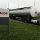 A petrol tanker leaves the ExxonMobil oil refinery in Notre-Dame-de-Gravenchon, northwestern France, on May 24, 2016.